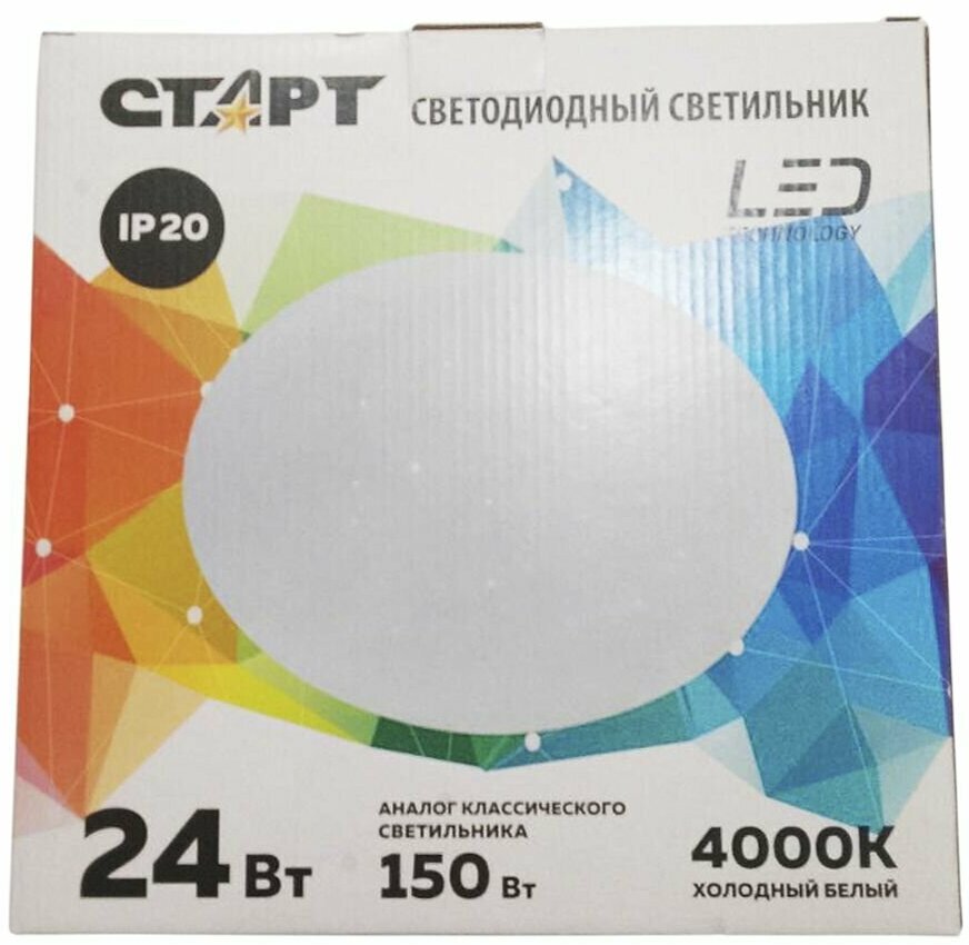 Светильник светодиодный старт CL 24W Round 4000K TL - фотография № 1