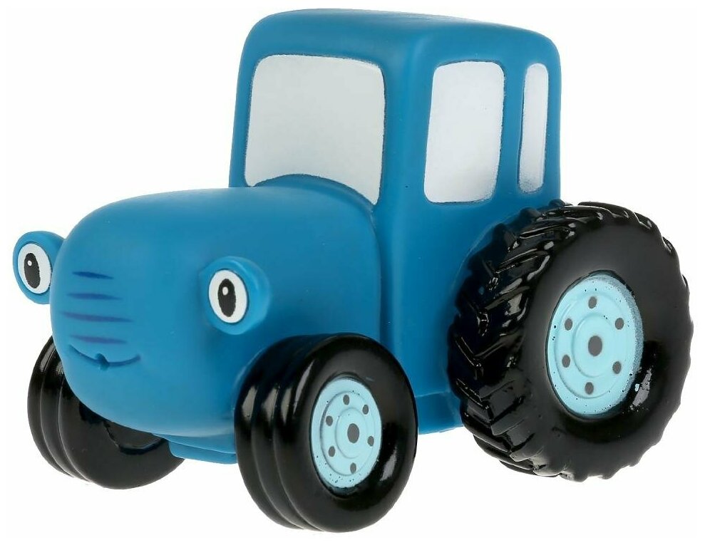 Игрушка для ванны резиновая Синий Трактор 10 см Капитошка ПВХ 303598 в сетке. LX-ST200427 (336060)