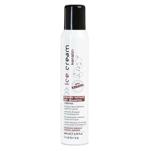 Сухой кератиновый шампунь Inebrya Keratin Instant Dry Shampoo, 200 мл