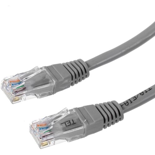 Удлинитель компьютерный UTP4 cat5e 15 м, цвет серый