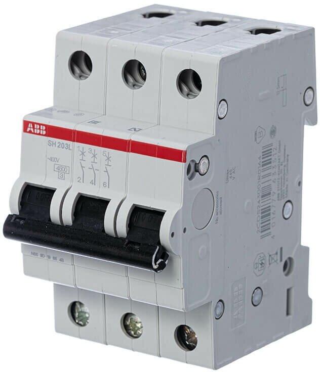 Автоматический выключатель ABB SH203L 3P, 32A, C, 4,5кА