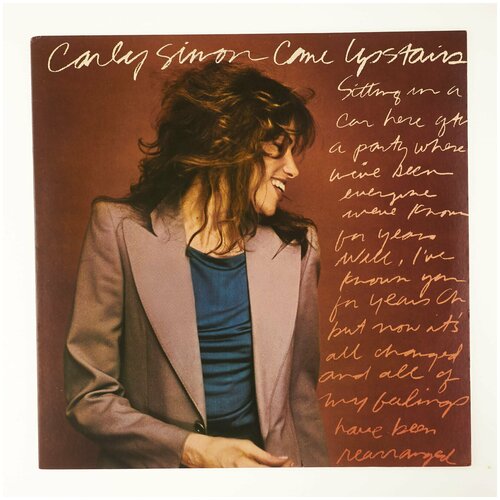 Виниловая пластинка Carly Simon - Come Upstairs (Япония) LP виниловые пластинки ume styx the same stardust ep lp