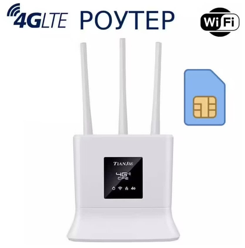 Роутер Tianjie 4G Wireless Router (CPE906-3) - фото №8