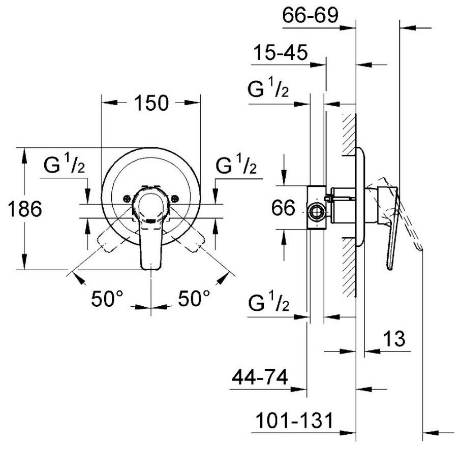 Смеситель Grohe - фото №3