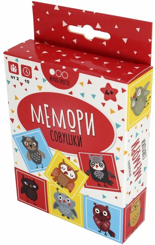 Настольная игра MURAVEY GAMES ТК007 Мемори Совушки