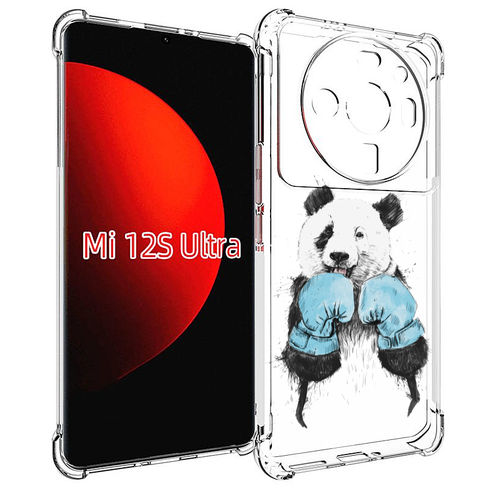 Чехол MyPads панда боксер для Xiaomi 12S Ultra задняя-панель-накладка-бампер чехол mypads панда с пончиком для xiaomi 12s ultra задняя панель накладка бампер