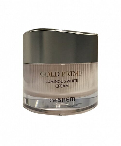 Осветляющий крем для лица The Saem Gold Prime Luminous White Cream, 50 мл