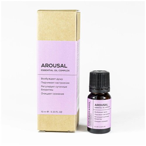 SIBIRBOTANIQ AROMATHERAPY: комплекс эфирных масел для пробуждение AROUSAL, 10 ml