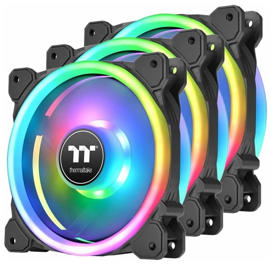 SWAFAN 14 RGB Radiator Fan TT Premium Edition 3 Pack [CL-F138-PL14SW-A] Thermaltake - фото №1