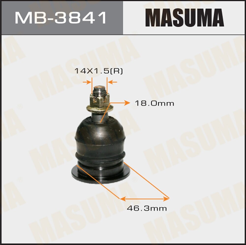 Шаровая Опора Masuma Front Up ##J10#, ##J20#, ##J12#, ##J15# Masuma арт. MB-3841