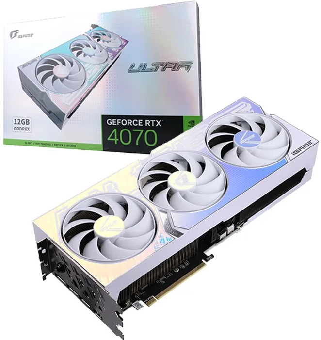 Видеокарта Colorful GeForce RTX 4070 12G I-Game Ultra W OC, V2