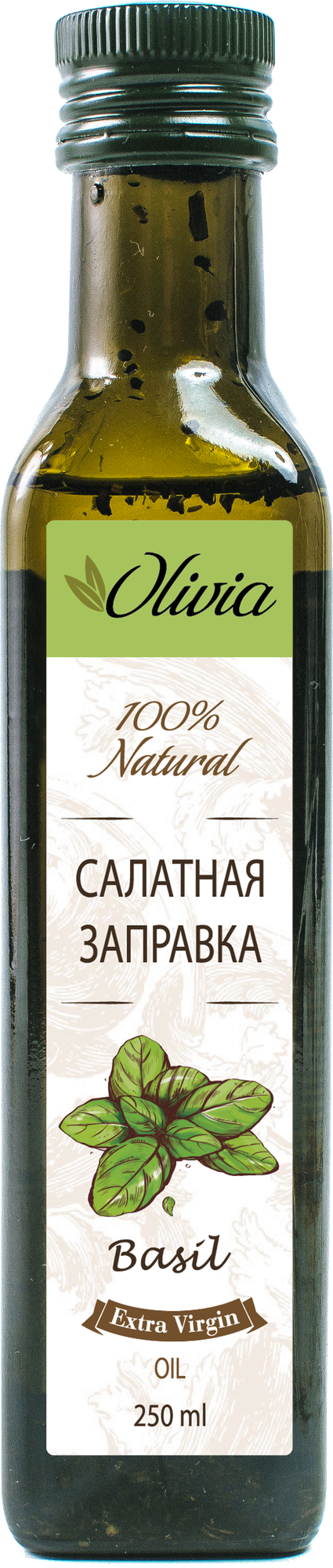 Масло Салатная заправка с базиликом 250 мл. стекло