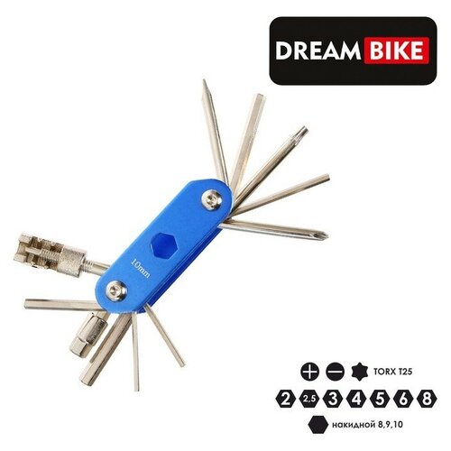 Dream Bike Мультиключ Dream Bike наклейки на велосипед dream bike динозаврики разноцветные