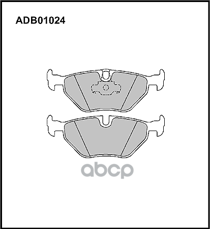 Колодки Задние Bmw E46/E36/Rover 75/Saab 95 Allied Nippon Adb 01024 ALLIED NIPPON арт. ADB01024