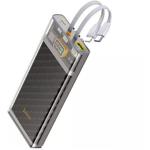 Внешний аккумулятор повербанк Power bank HOCO J104 10000mAh PD 225W QC30 с дисплеем серый 198000₽