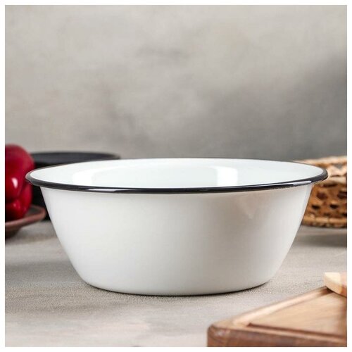 Миска 2 л без деколи индукция цвет белый 950₽