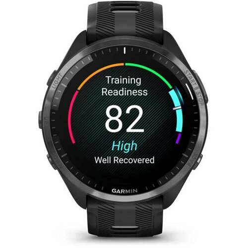 GARMIN Forerunner 965 Black Carbon Gray DLC Titanium Bezel - Черные