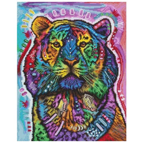 Набор для вышивания LETISTITCH L8003 - Curious Tiger, 32х25 см набор для вышивания крестом любопытный тигр leti l8003 32x25 см см