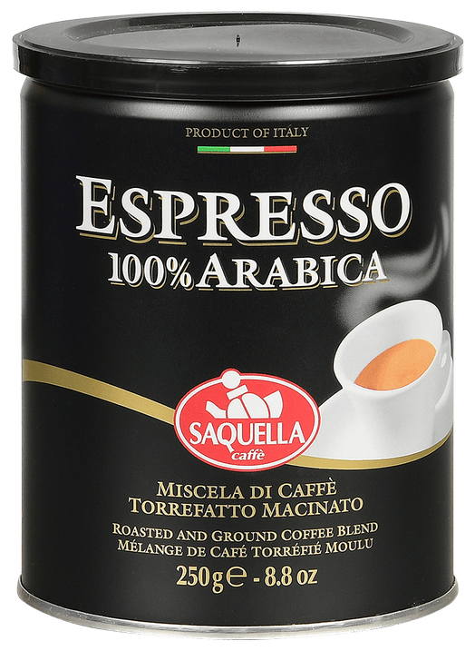 Кофе молотый Saquella Espresso Arabica 100% ж/б 250 г - фотография № 2