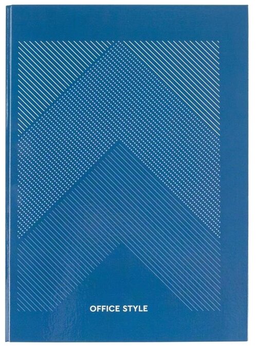 Бизнес-тетрадь Attache Optima А4 120 листов синяя в клетку на кольцах (220x300 мм)