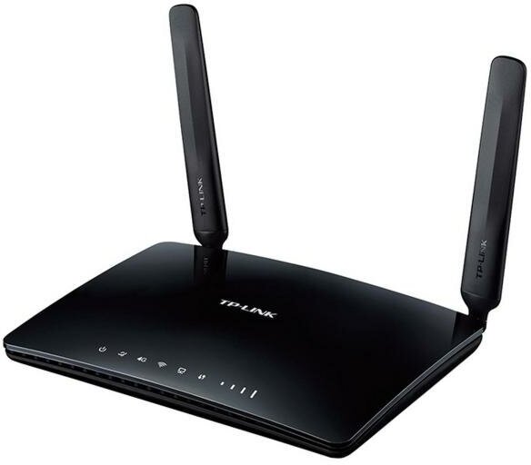 Wi-Fi роутер TP-LINK Archer MR200 802.11aс 100Mbps 2.4 ГГц 5 ГГц 4xLAN Разъем для SIM-карты черный
