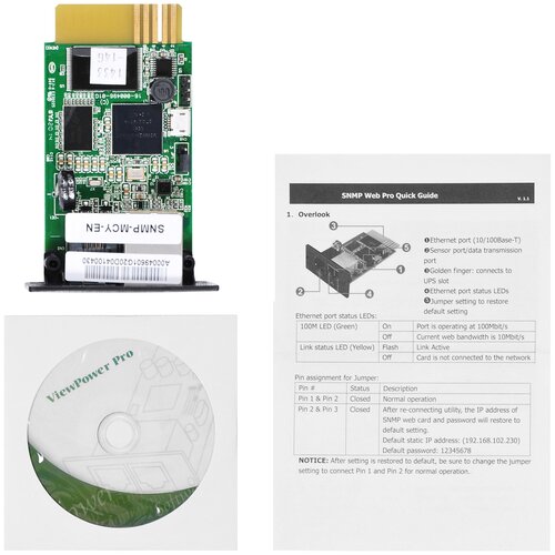 Модуль 1180661 SNMP card Innova RT33 модуль управления njoy snmp card lite echo pro argus aster