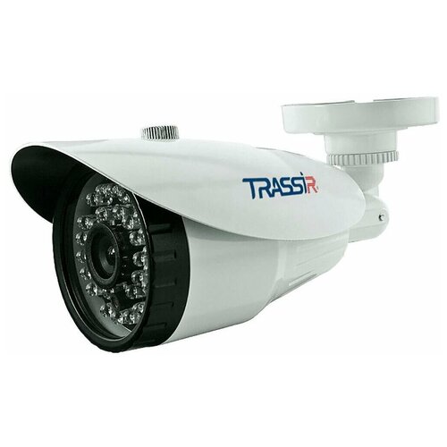 камера видеонаблюдения ip trassir tr d4b5 v2 1440p 3 6 мм белый IP-камера TRASSIR TR-D2B5-noPOE v2 (3.6 мм)