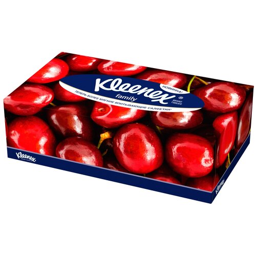 Kleenex салфетки в коробке Family 150 шт (дизайн в ассортименте)