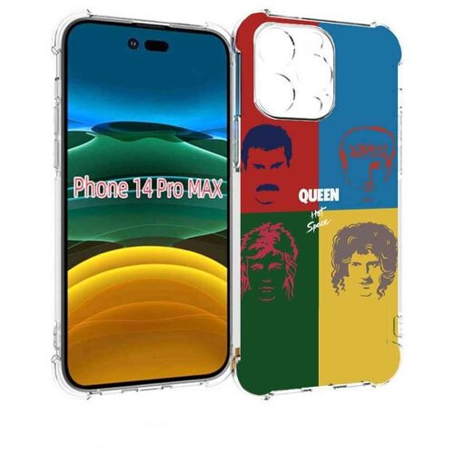 Чехол MyPads hot space queen альбом для iPhone 14 Pro Max задняя-панель-накладка-бампер