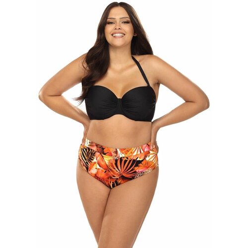 фото Раздельный купальник plus size: лиф-бандо и принтованные плавки lorin