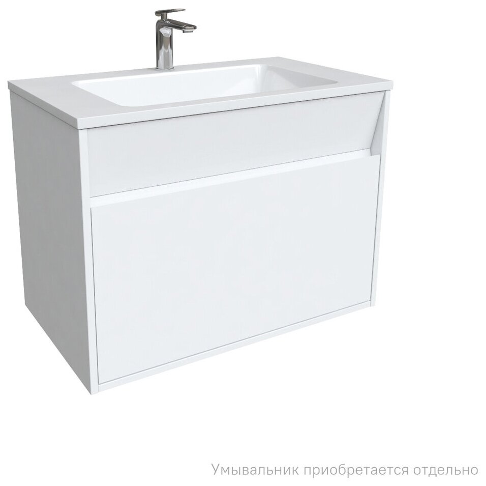 фото Тумба подвесная с ящиком, белая, 60 см, Esper, IDDIS, ESP60W0i95. Подходит ум. 4506000i28