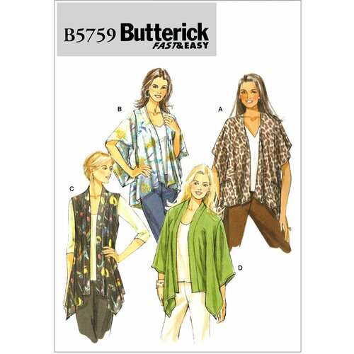 Выкройка Butterick №5759 Жакет