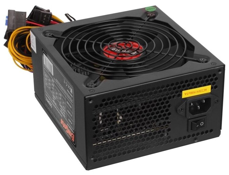 Блок питания SFX Exegate EX234944RUS 400W, black, 8cm fan, 24p+4p, 2*SATA, 1*IDE, FDD - фото №9