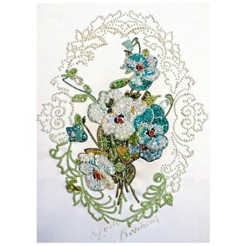 Набор для вышивания хрустальными бусинами Образа в каменьях 