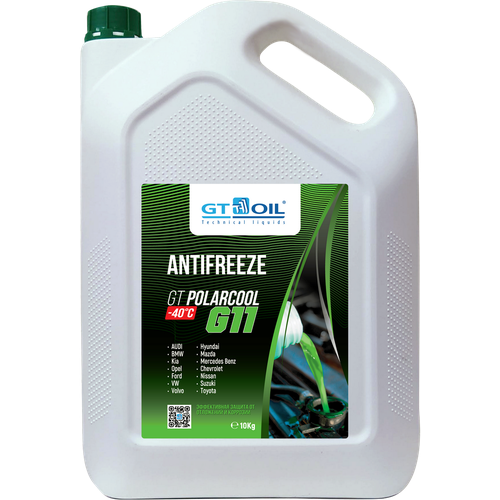 Антифриз GT OIL GT Polarcool Antifreeze G11, 10кг