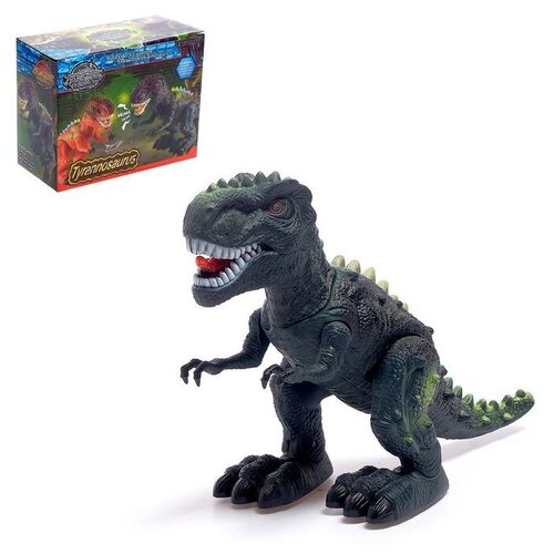 Динозавр «Тираннозавр», световые и звуковые эффекты, работает от батареек, микс робот тираннозавр световые и звуковые эффекты от батареек