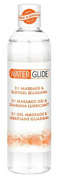 Гель-смазка 2-в-1 MASSAGE & LUBRICANT GUARANA - 300 мл.