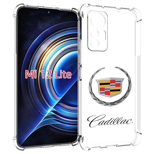 Чехол MyPads cadillac-кадиллак-4 мужской для Xiaomi 12 Lite задняя-панель-накладка-бампер