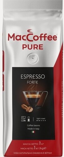 Изображение товара Кофе в зернах Maccoffee PURE Espresso Forte 1 кг