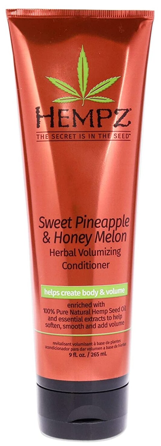 Hempz Sweet Pineapple & Honey Melon Volumizing - Хэмпз Свит Панэппл энд Хани Мелон Вольюмайзинг Кондиционер для придания объема волосам "Ананас и Медовая дыня", 265 мл -