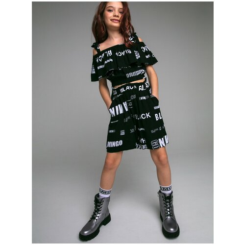 Комплект одежды playToday, размер 146, черный