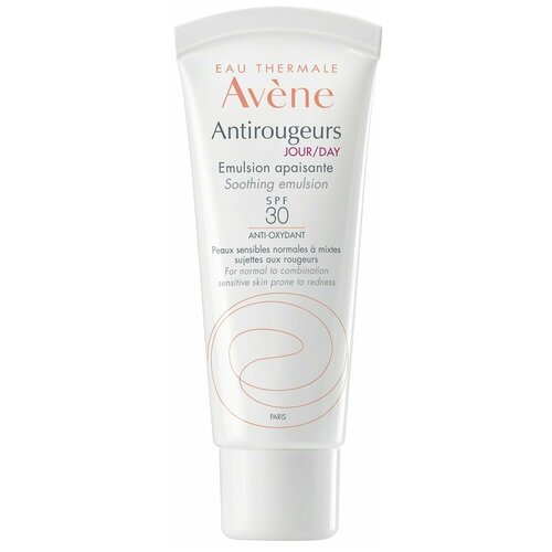 Avene, Antirougeurs Антиружер Дневная увлажняющая эмульсия SPF 30 для нормальной, комбинированной и чувствительной кожи, 40 мл avene antirougeurs jour day дневная увлажняющая эмульсия spf 30 40 мл