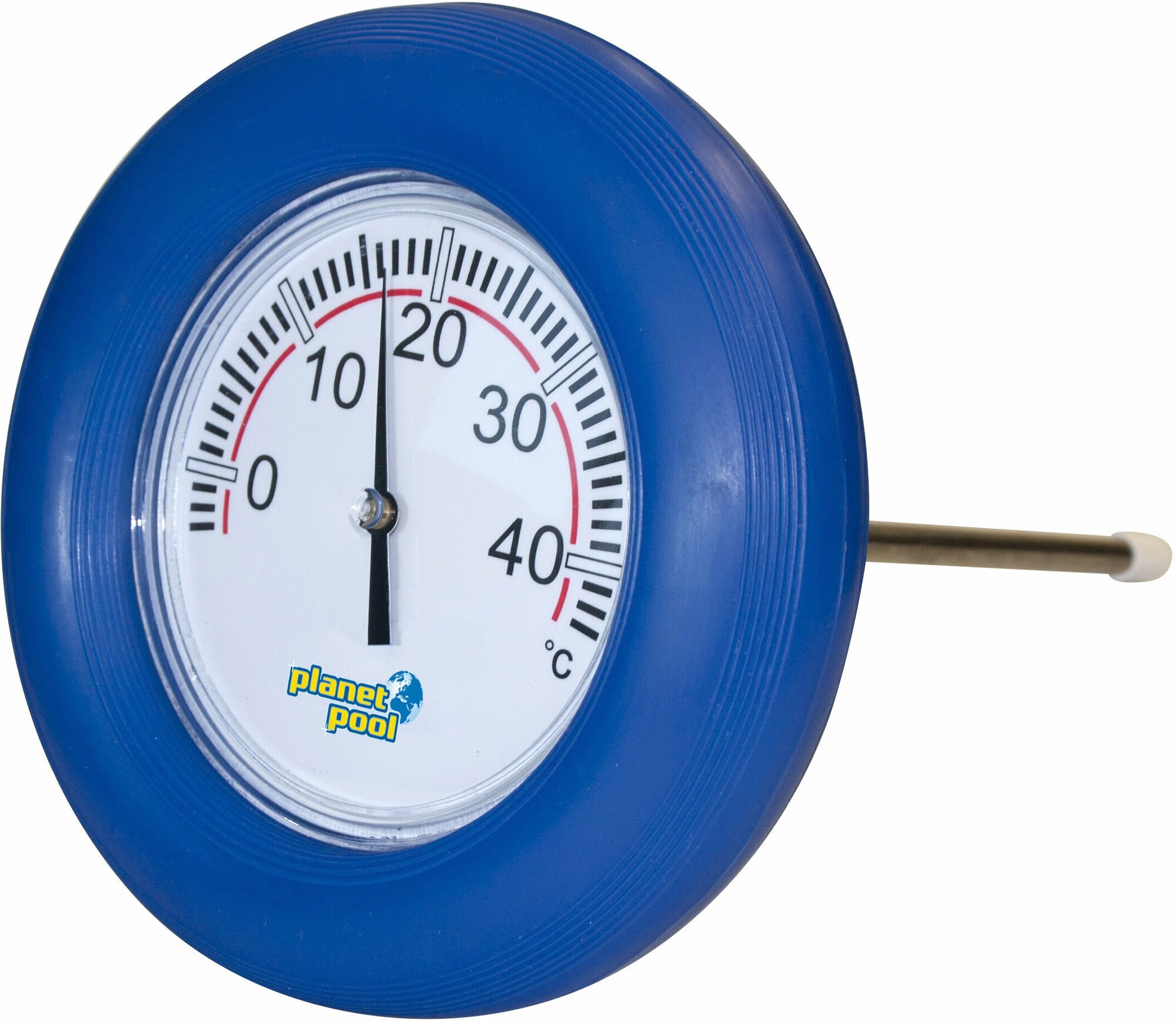 Термометр круглый для бассейна синий Chemoform