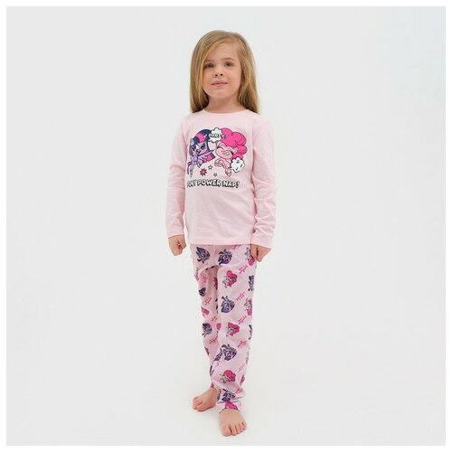 пижама kaftan размер пижама детская для девочки my little pony рост 122 128 розовый Пижама Kaftan, размер Пижама детская для девочки My Little Pony, рост 122-128, розовый