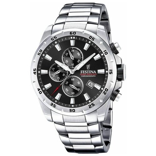 Наручные часы FESTINA Мужские Наручные часы Festina F20463/4, серебряный, черный