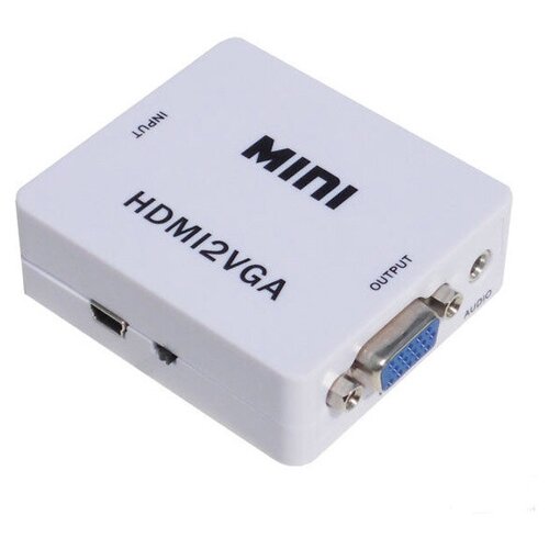 HDMI -> VGA + Audio выход с активным питанием USB