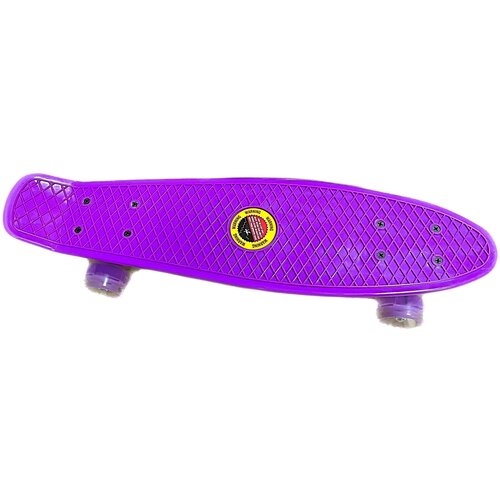 Пенниборд пластиковый D26021 22 - 56x15cm (фиолетовый)