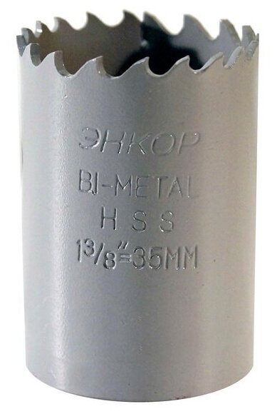 Коронка по металлу 35 мм Bi-Metal М3 Энкор 24135