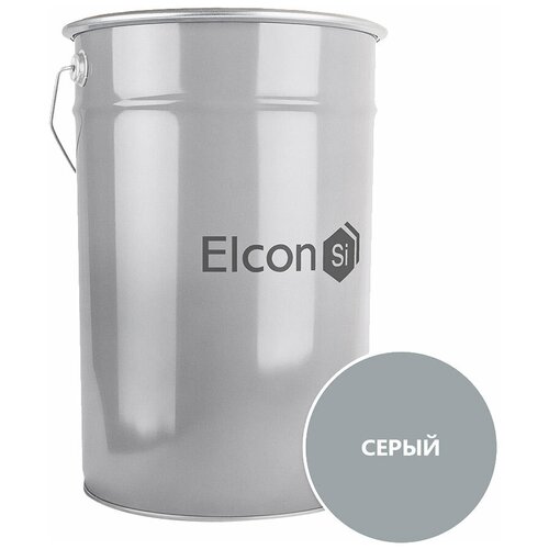 Грунт-эмаль по ржавчине Elcon ХВ-0278 серая матовая 25 кг