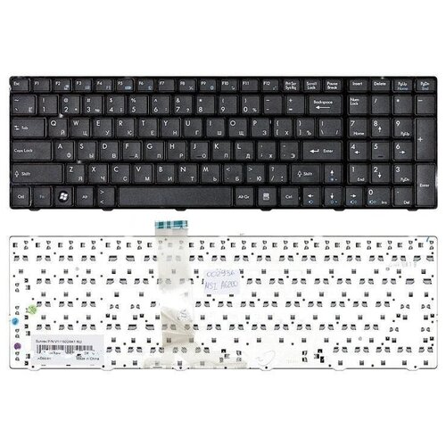 Клавиатура для MSI CX620 GT660 p/n: V111922AK1, V111922AK3, V111922BK1, V111922AK2 msi шлейф матрицы msi megabook a6200 a6205 cr620 cr630 cx620 cx623